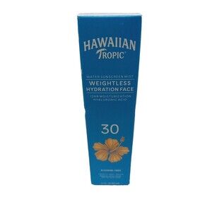 Hawaiian Tropic Weightless Hydration SPF 30 Water Sunscreen Face Mist 2.1oz 4/27